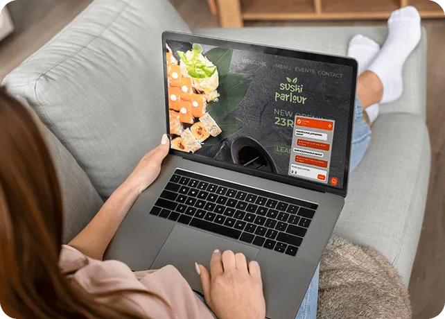 Character Amotii and laptop